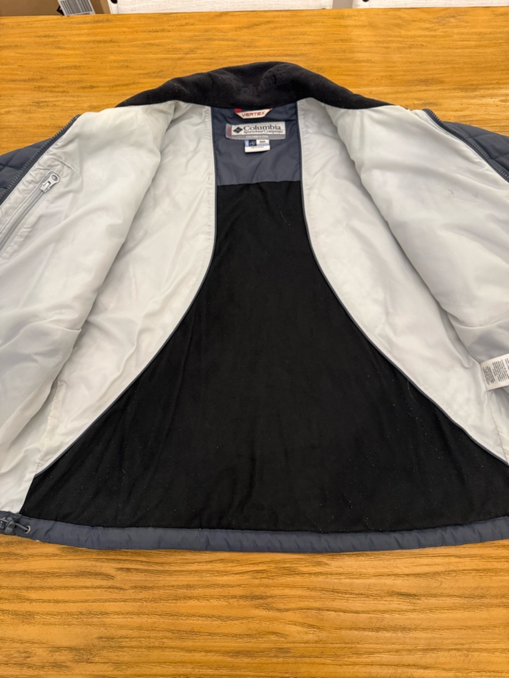 Columbia Vertex Core Interchange Quilted Liner Jacket Navy Blue XL - Picture 6 of 11